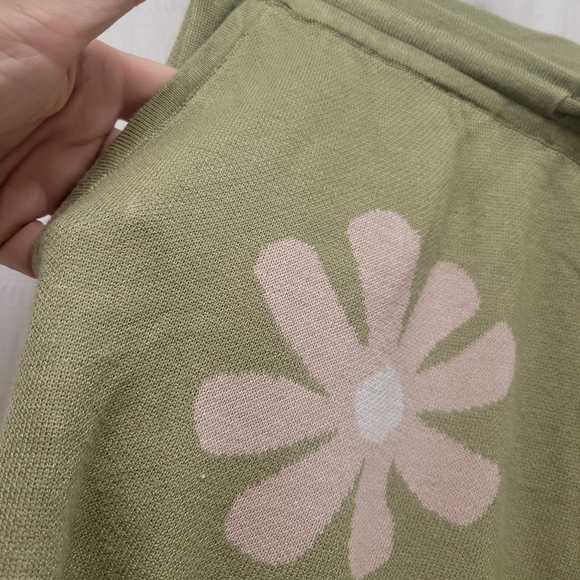 Ekouaer Knit Daisy Pajama Shorts Lounge Wear Size Large - Picture 5 of 7